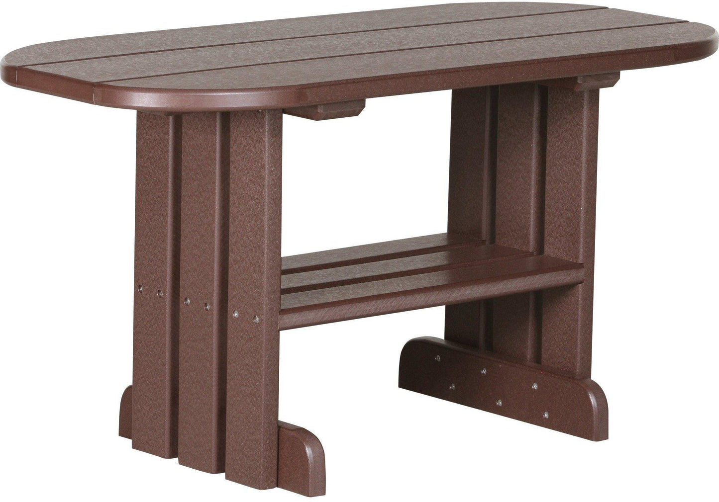 LuxCraft Recycled Plastic Coffee Table  - LEAD TIME TO SHIP 7 BUSINESS DAYS OR LESS