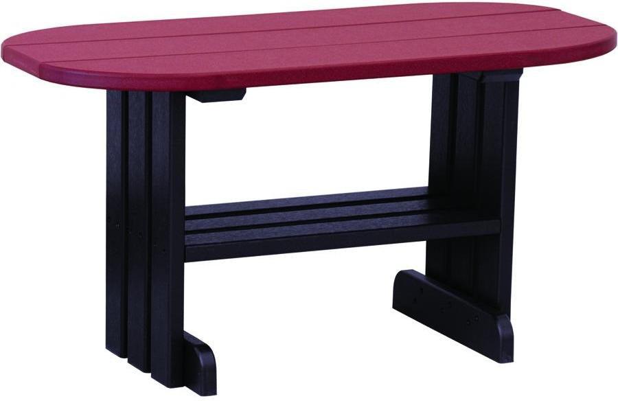 LuxCraft Recycled Plastic Coffee Table  - LEAD TIME TO SHIP 7 BUSINESS DAYS OR LESS