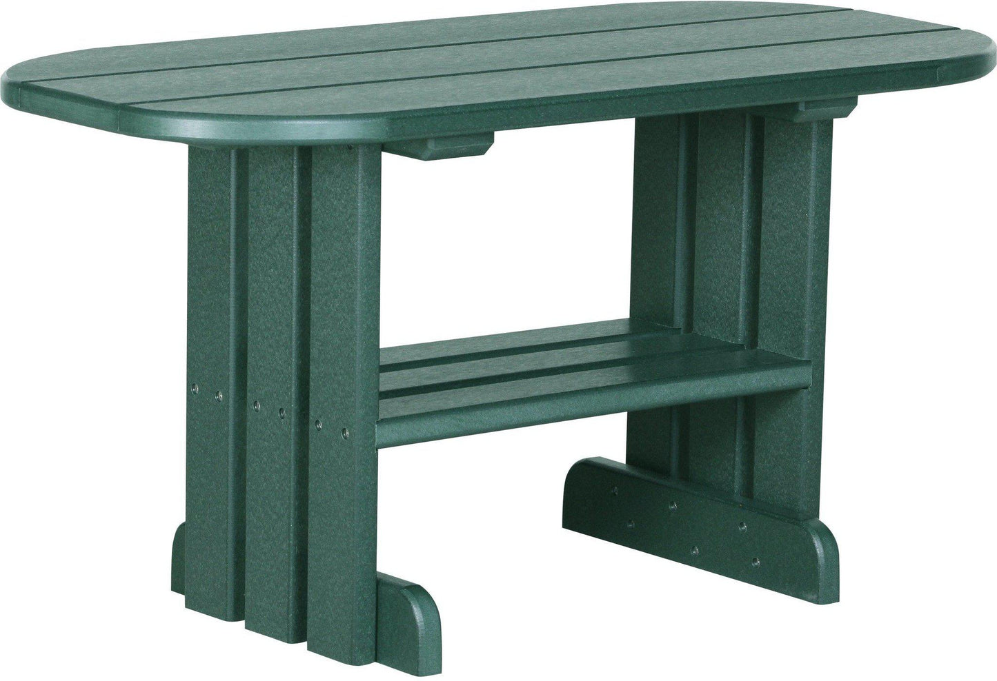 LuxCraft Recycled Plastic Coffee Table  - LEAD TIME TO SHIP 7 BUSINESS DAYS OR LESS