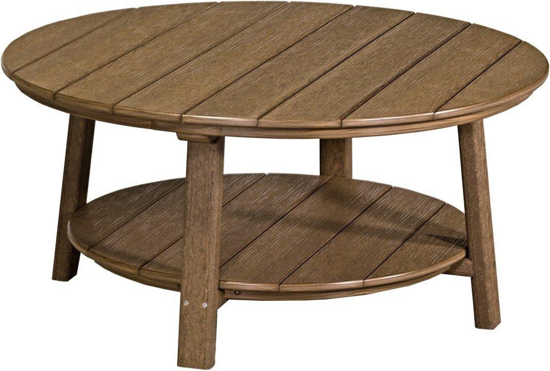 LuxCraft Recycled Plastic Deluxe Conversation Table  - LEAD TIME TO SHIP 7 BUSINESS DAYS OR LESS