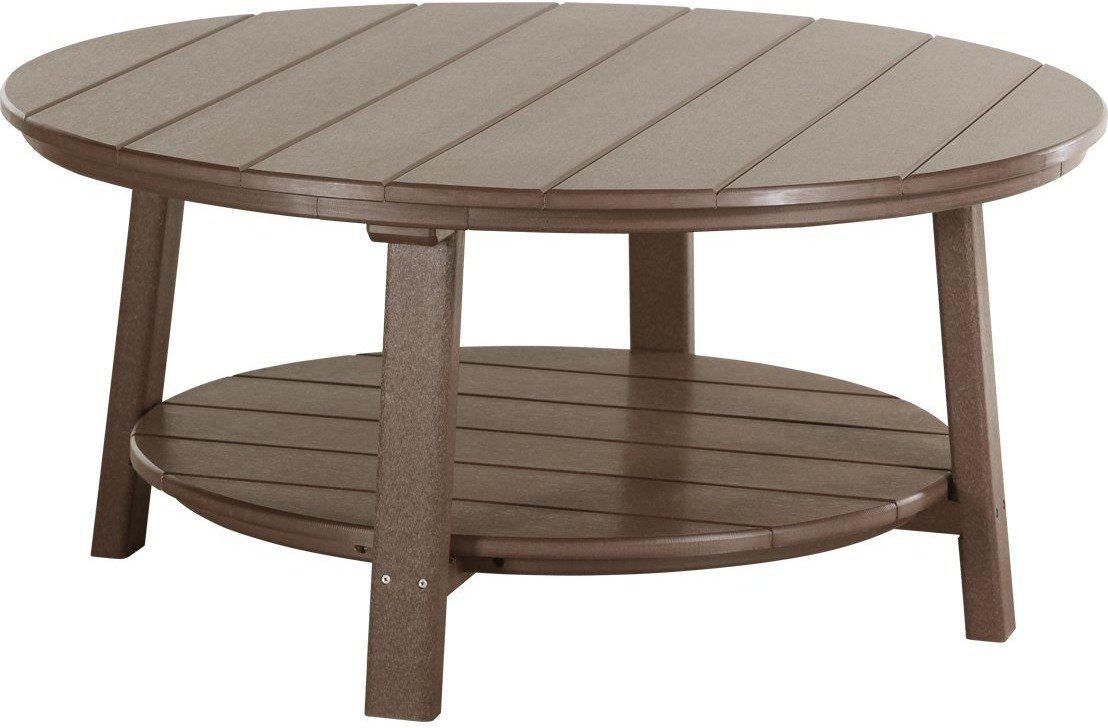 LuxCraft Recycled Plastic Deluxe Conversation Table  - LEAD TIME TO SHIP 7 BUSINESS DAYS OR LESS