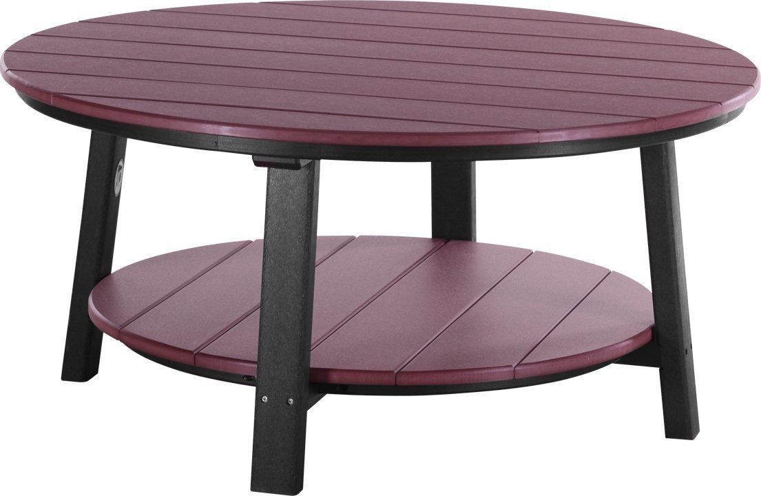 LuxCraft Recycled Plastic Deluxe Conversation Table  - LEAD TIME TO SHIP 7 BUSINESS DAYS OR LESS