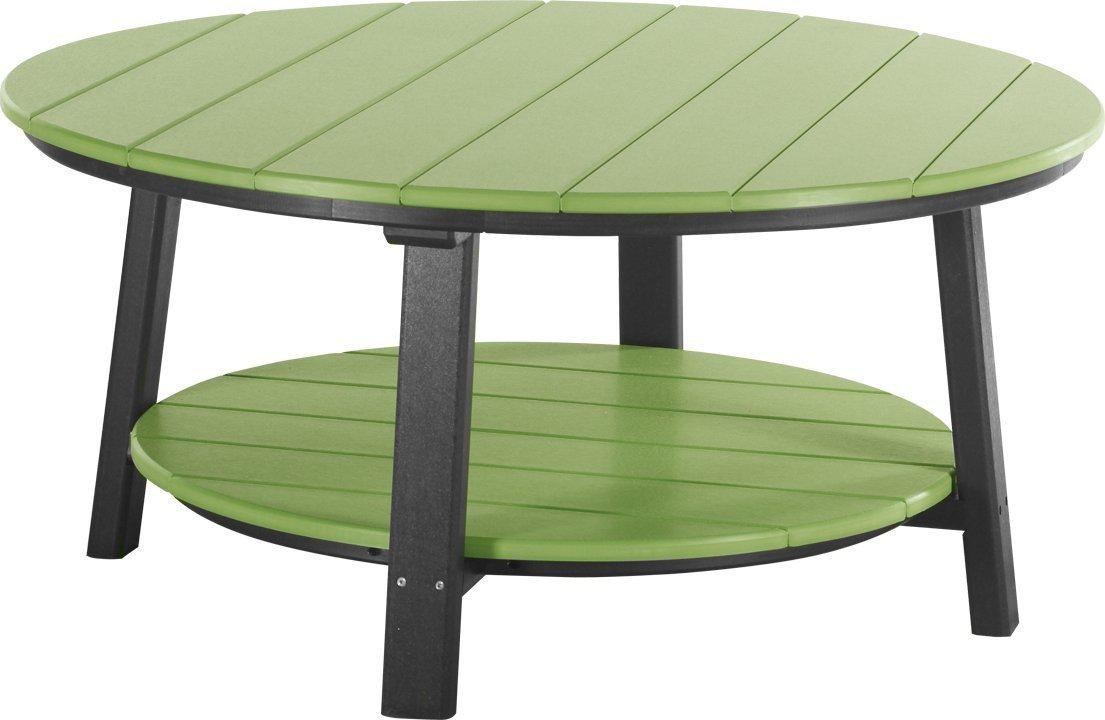 LuxCraft Recycled Plastic Deluxe Conversation Table  - LEAD TIME TO SHIP 7 BUSINESS DAYS OR LESS