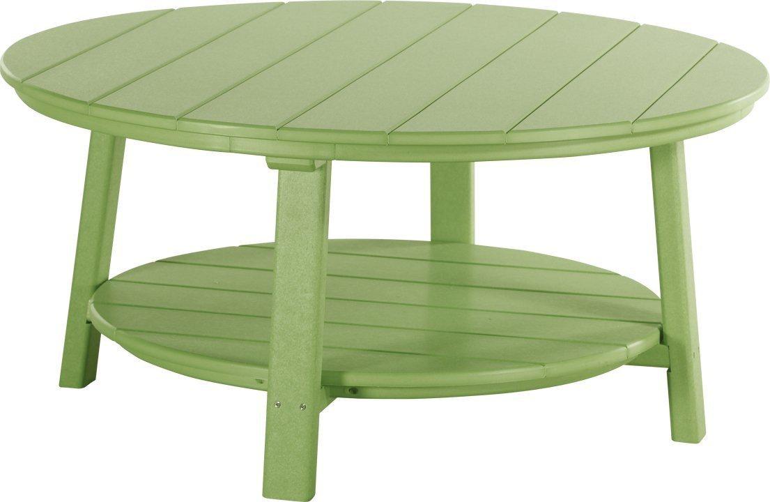 LuxCraft Recycled Plastic Deluxe Conversation Table  - LEAD TIME TO SHIP 7 BUSINESS DAYS OR LESS