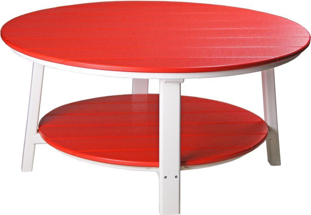 LuxCraft Recycled Plastic Deluxe Conversation Table  - LEAD TIME TO SHIP 7 BUSINESS DAYS OR LESS