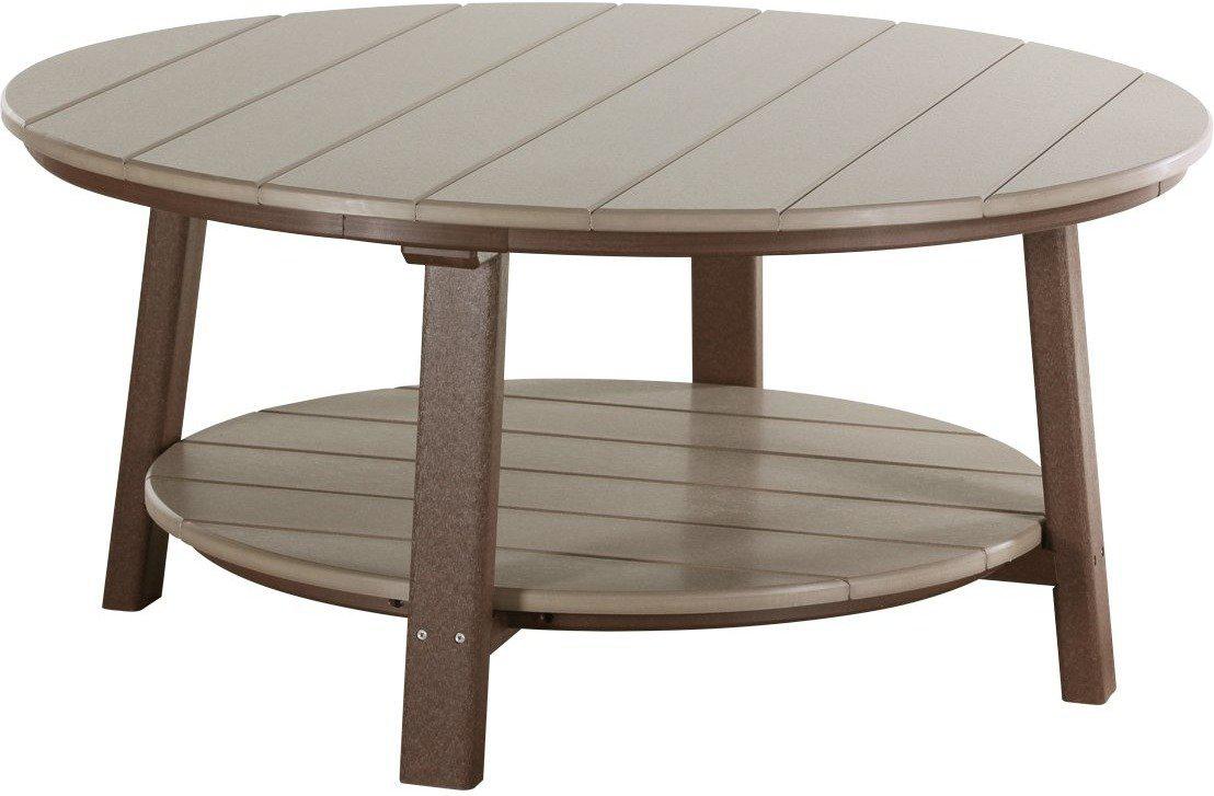 LuxCraft Recycled Plastic Deluxe Conversation Table  - LEAD TIME TO SHIP 7 BUSINESS DAYS OR LESS