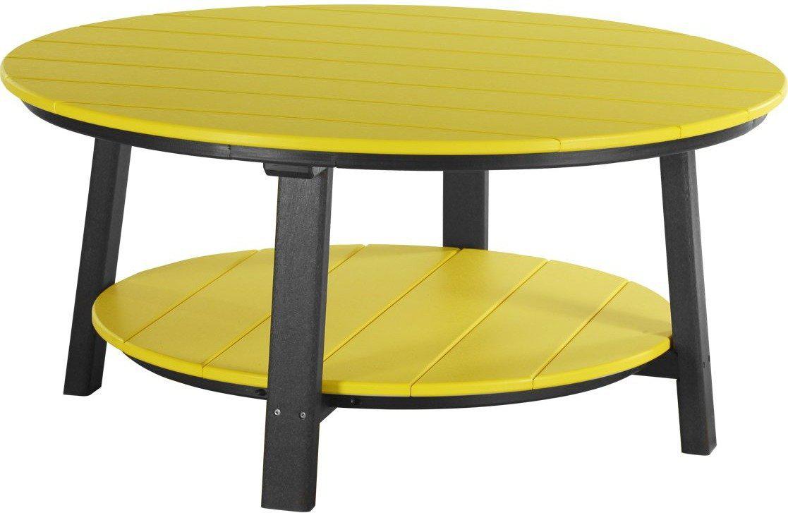 LuxCraft Recycled Plastic Deluxe Conversation Table  - LEAD TIME TO SHIP 7 BUSINESS DAYS OR LESS