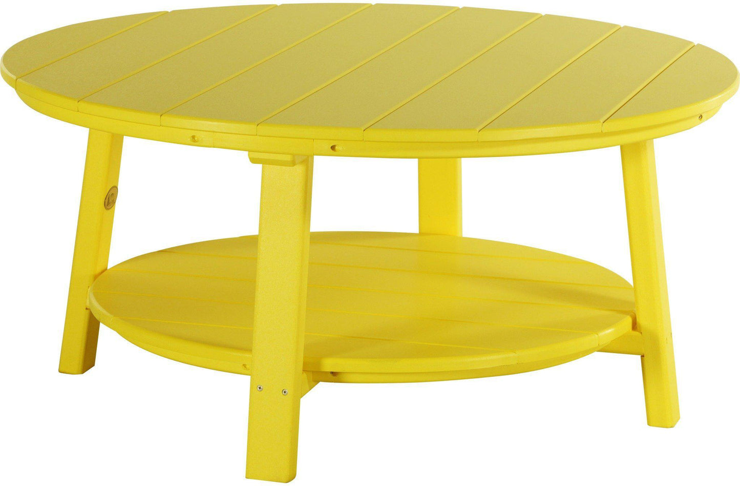 LuxCraft Recycled Plastic Deluxe Conversation Table  - LEAD TIME TO SHIP 7 BUSINESS DAYS OR LESS