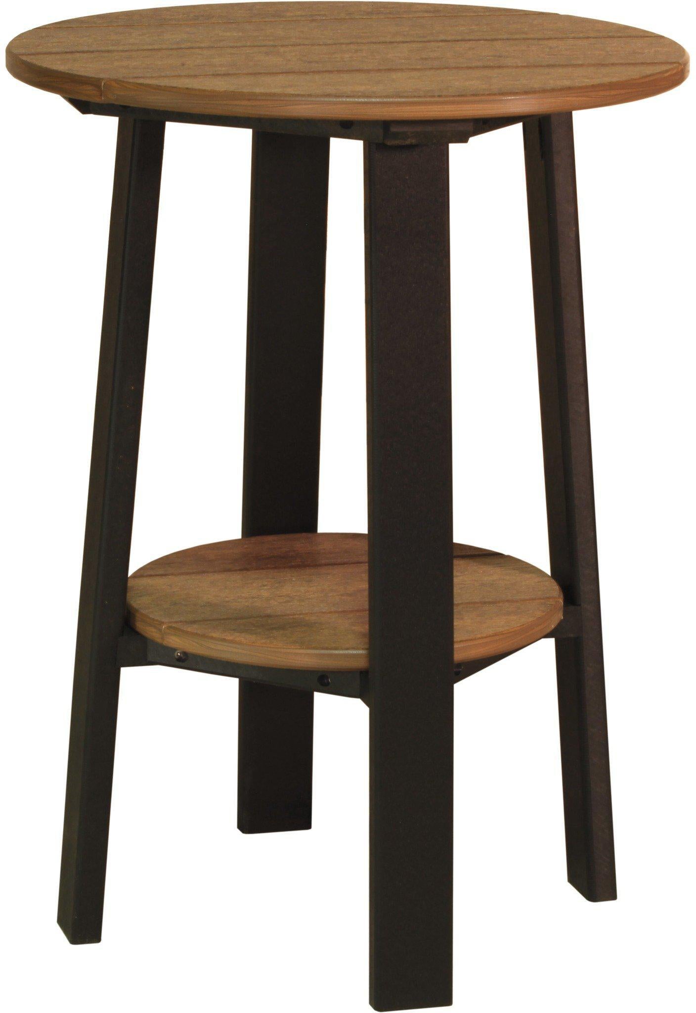 LuxCraft Recycled Plastic 28" High Deluxe End Table (PAIRS W/ COUNTER HEIGHT FURNITURE) - LEAD TIME TO SHIP 7 BUSINESS DAYS OR LESS