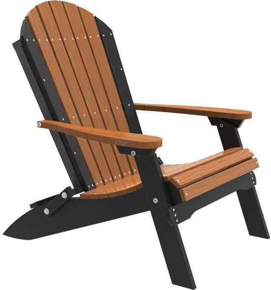 LuxCraft Recycled Plastic Folding Adirondack Chair  - LEAD TIME TO SHIP 7 BUSINESS DAYS OR LESS