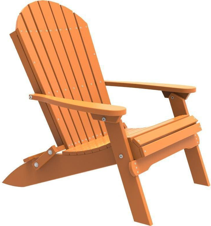 LuxCraft Recycled Plastic Folding Adirondack Chair  - LEAD TIME TO SHIP 10 to 12 BUSINESS DAYS