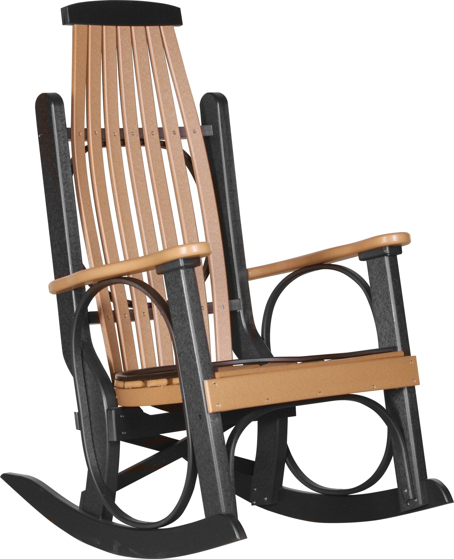 LuxCraft Recycled Plastic Grandpa's Porch Rocking Chair - LEAD TIME TO SHIP 3 TO 4 WEEKS