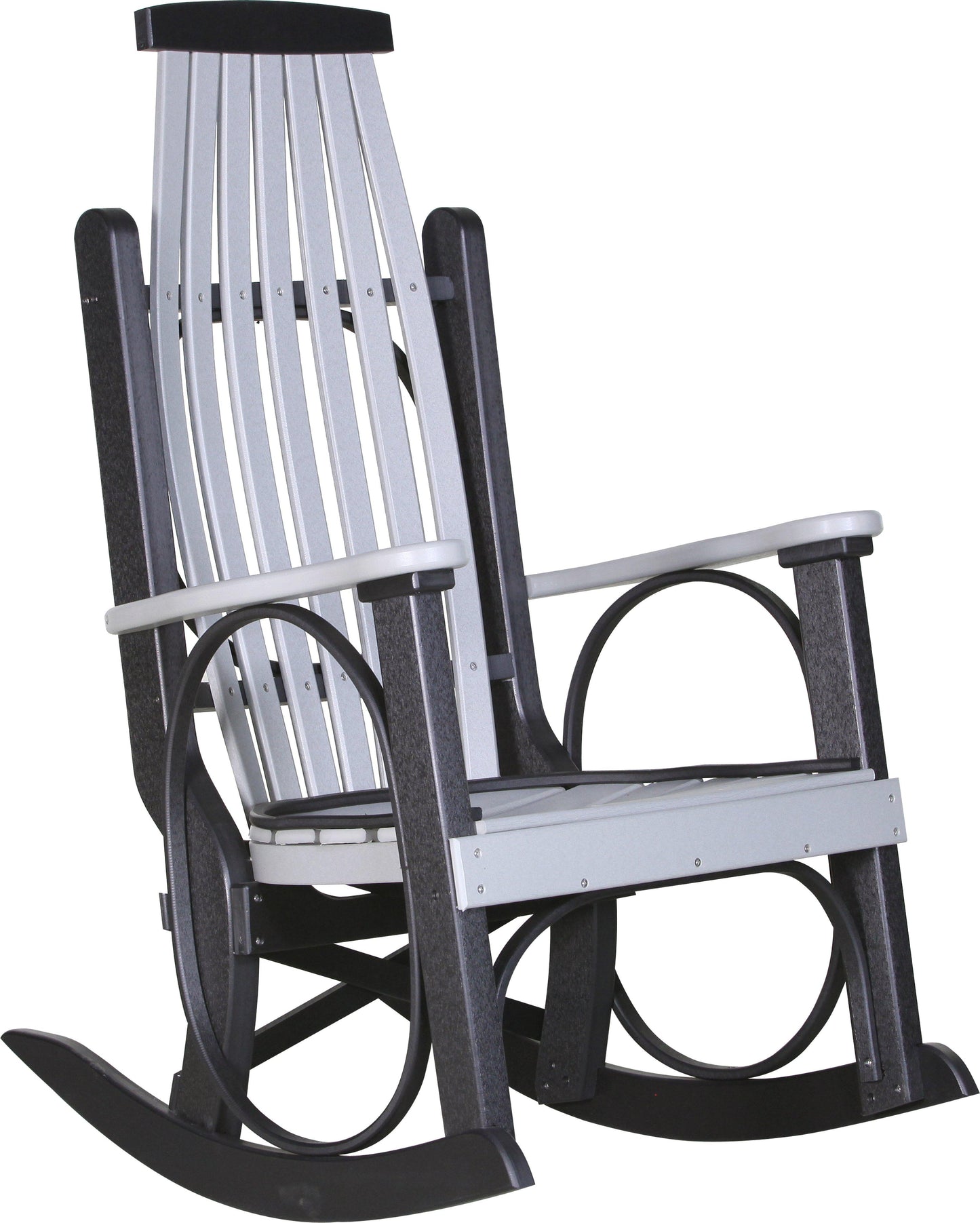 LuxCraft Recycled Plastic Grandpa's Porch Rocking Chair - LEAD TIME TO SHIP 3 TO 4 WEEKS