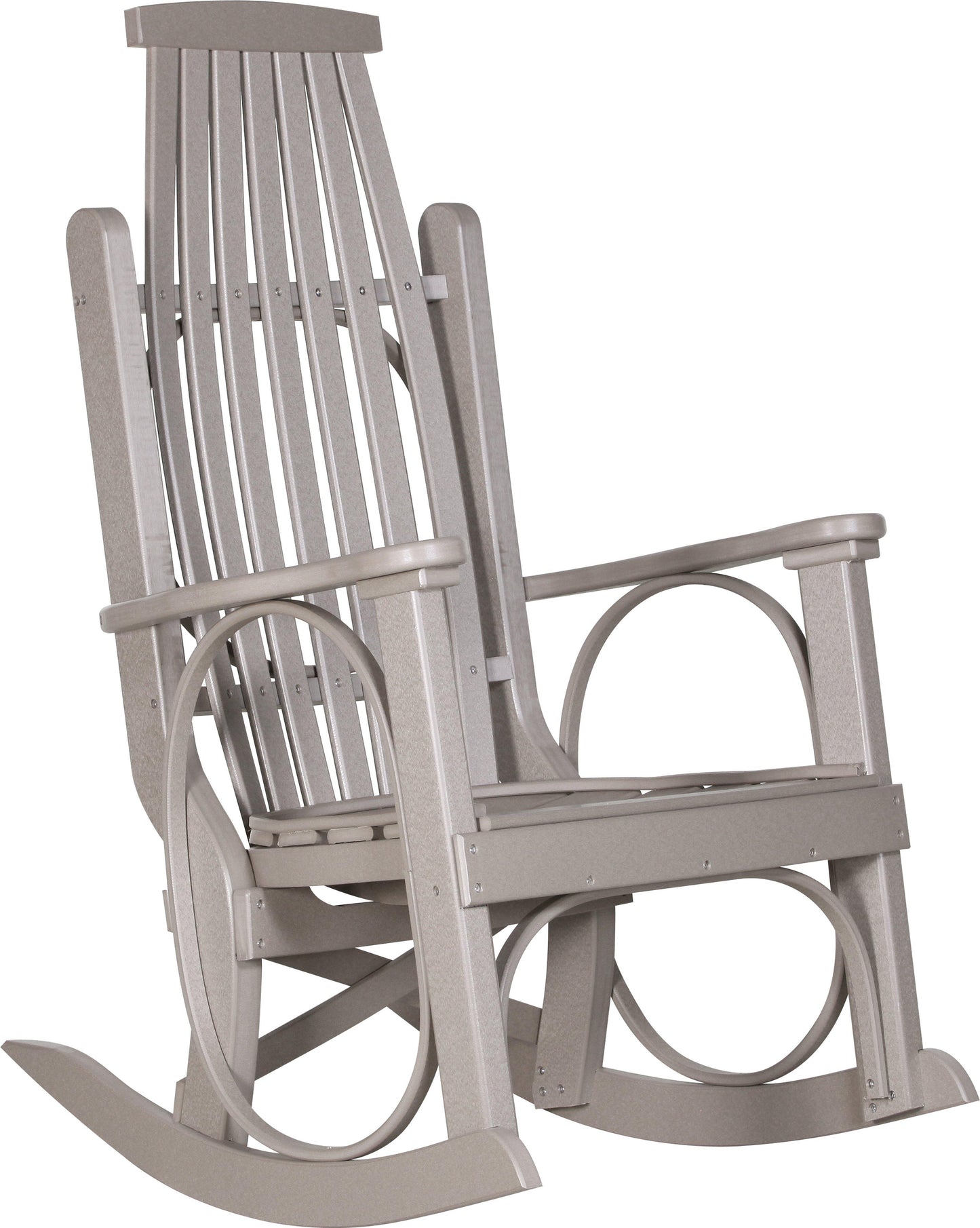 LuxCraft Recycled Plastic Grandpa's Porch Rocking Chair - LEAD TIME TO SHIP 3 TO 4 WEEKS