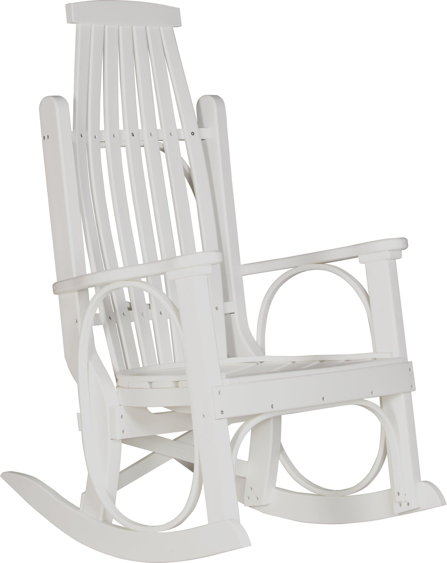 LuxCraft Recycled Plastic Grandpa's Porch Rocking Chair - LEAD TIME TO SHIP 3 TO 4 WEEKS