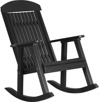 LuxCraft Classic Traditional Recycled Plastic Rocking Chair - Rocking Furniture