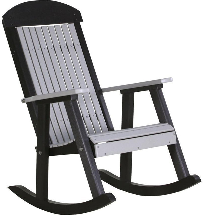 LuxCraft Classic Traditional Recycled Plastic Rocking Chair - Rocking Furniture