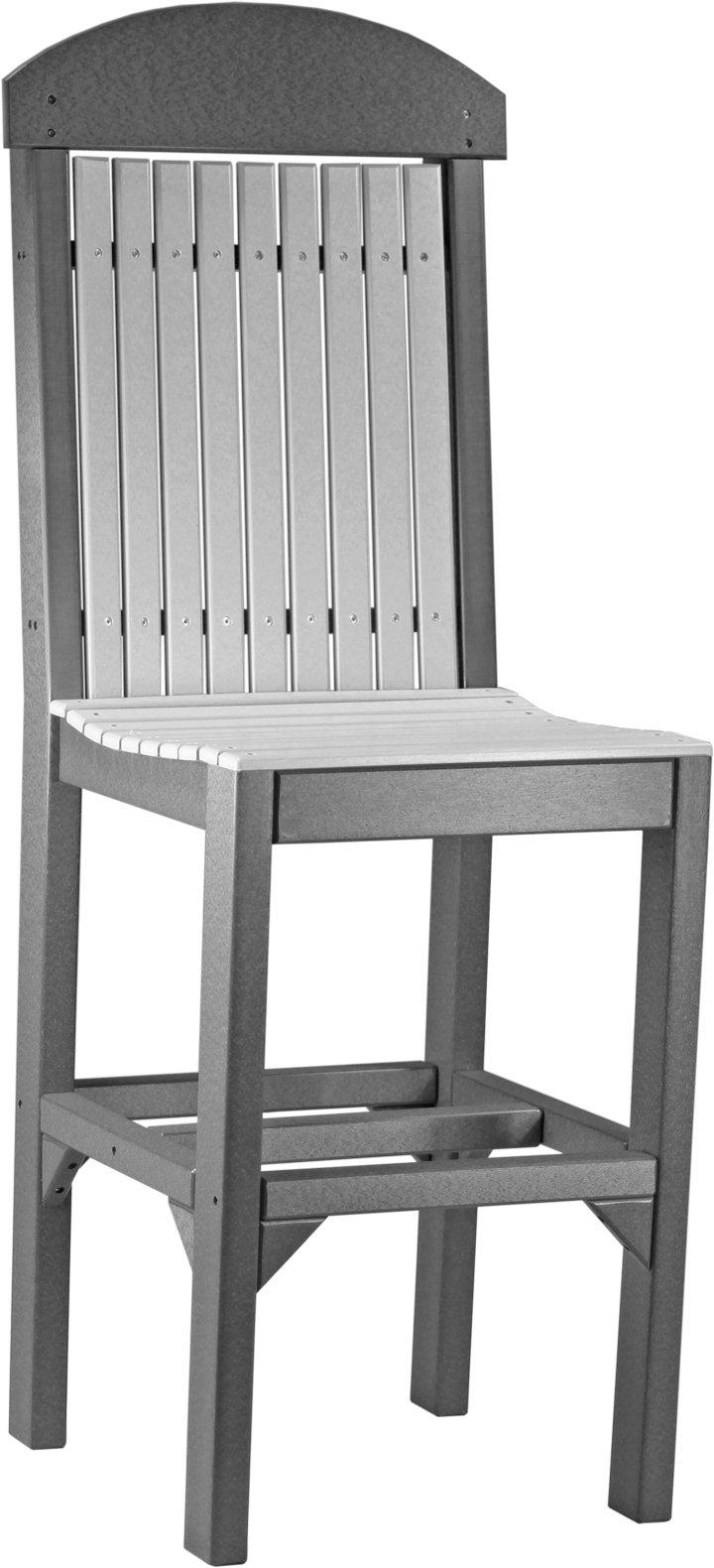 LuxCraft Recycled Plastic Classic Side Chair (BAR HEIGHT) - LEAD TIME TO SHIP 3 TO 4 WEEKS
