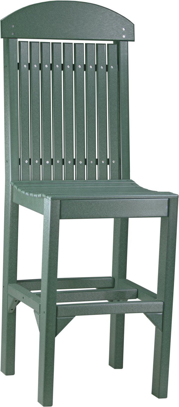 LuxCraft Recycled Plastic Classic Side Chair (BAR HEIGHT) - LEAD TIME TO SHIP 3 TO 4 WEEKS