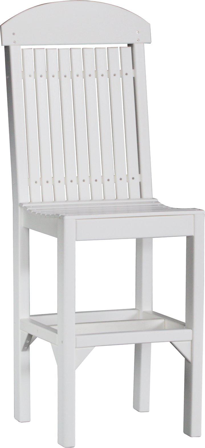 LuxCraft Recycled Plastic Classic Side Chair (BAR HEIGHT) - LEAD TIME TO SHIP 3 TO 4 WEEKS