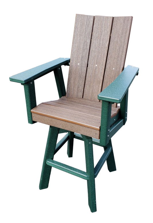 Perfect Choice Furniture Recycled Plastic Stanton Swivel Arm Chair (BAR HEIGHT) - LEAD TIME TO SHIP 4 WEEKS OR LESS