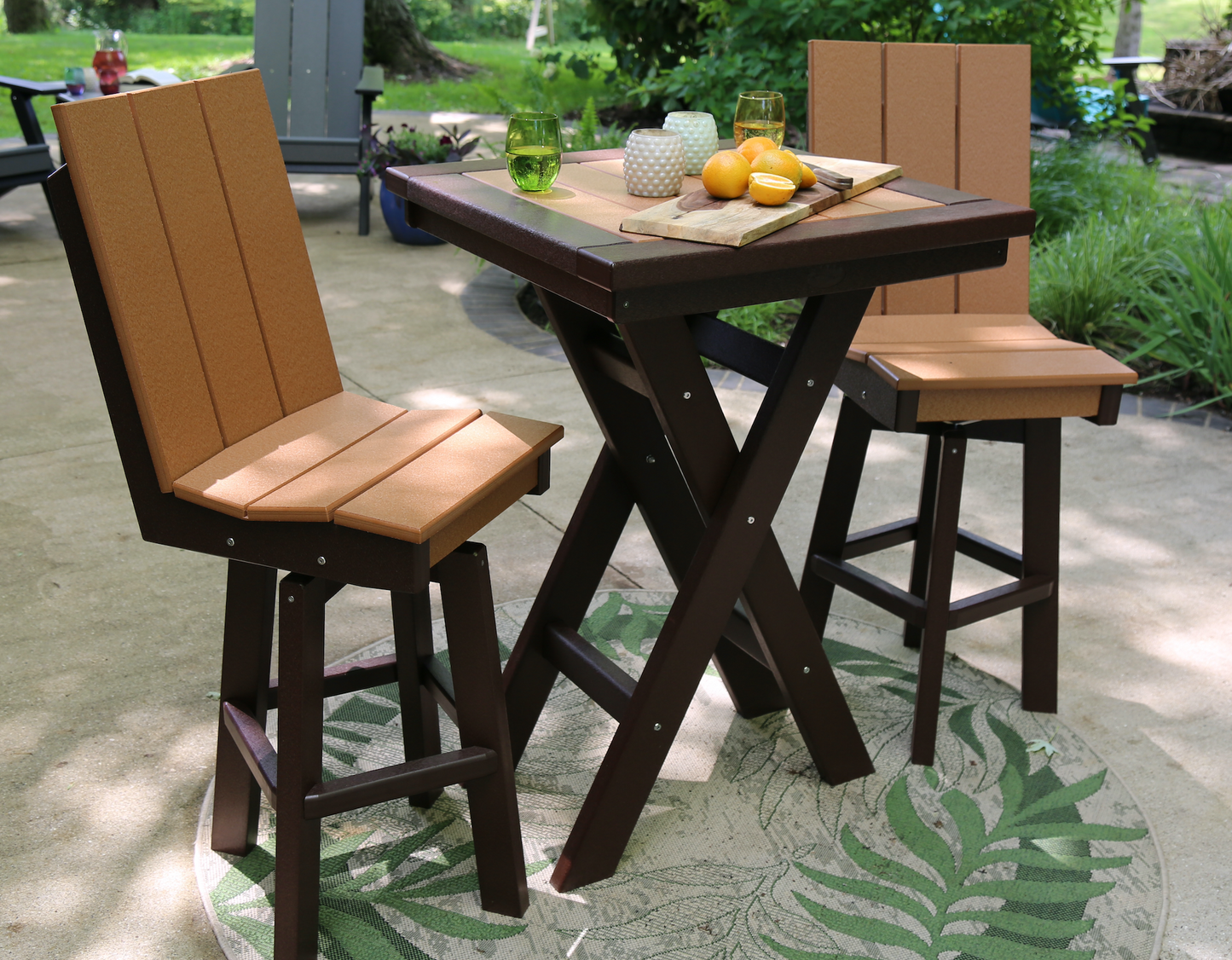 Perfect Choice Furniture Recycled Plastic Stanton 28" Square Bar Height Bistro Table - LEAD TIME TO SHIP 4 WEEKS OR LESS