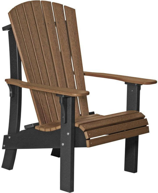 LuxCraft Recycled Plastic Royal Adirondack Chair with Elevated Seat Height - LEAD TIME TO SHIP 7 BUSINESS DAYS OR LESS