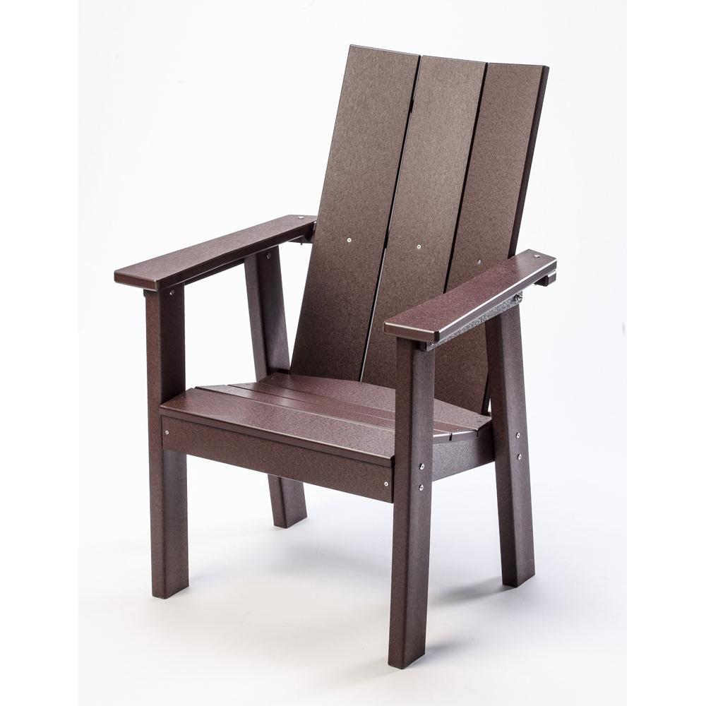 Perfect Choice Furniture Recycled Plastic Stanton Upright Adirondack Chair with Elevated Seat Height - LEAD TIME TO SHIP 4 WEEKS OR LESS