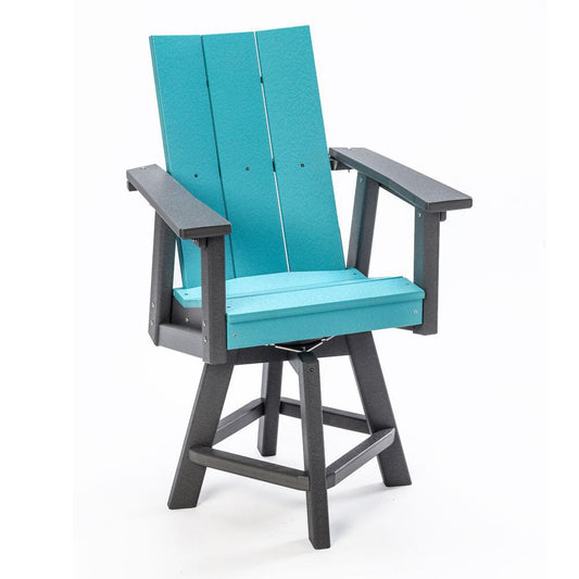 Perfect Choice Furniture Recycled Plastic Stanton Swivel Arm Chair (COUNTER HEIGHT) - LEAD TIME TO SHIP 4 WEEKS OR LESS