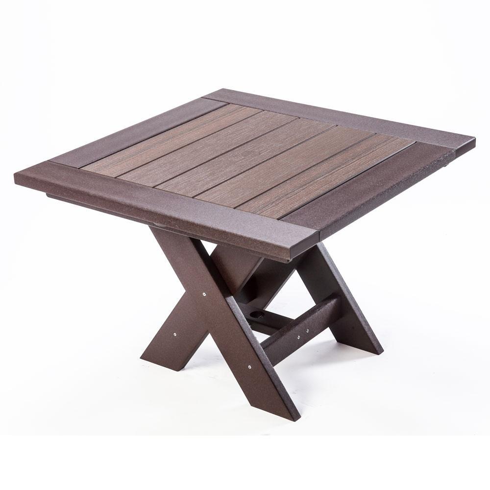 Perfect Choice Furniture Recycled Plastic 42" Stanton Dining Table - LEAD TIME TO SHIP 4 WEEKS OR LESS