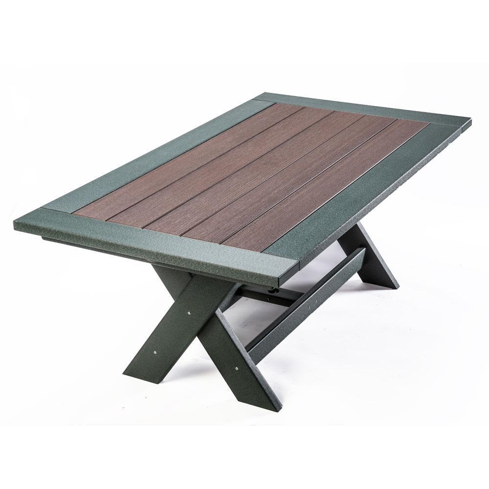 Perfect Choice Furniture Recycled Plastic 72" Stanton Dining Table - LEAD TIME TO SHIP 4 WEEKS OR LESS