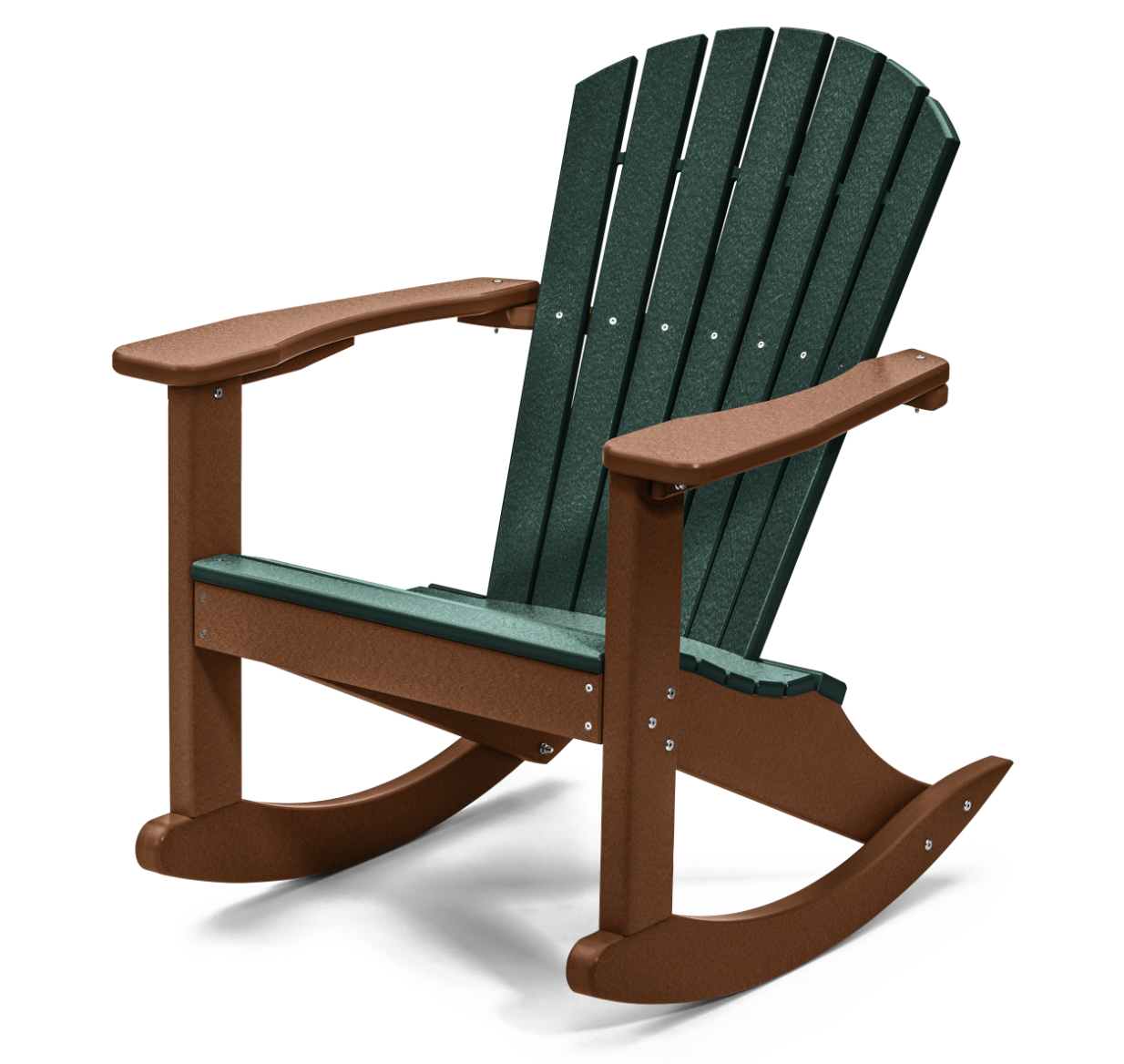 Perfect Choice Furniture Recycled Plastic Classic Adirondack Rocking Chair - LEAD TIME TO SHIP 4 WEEKS OR LESS