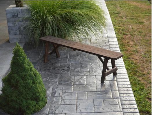 A&L Furniture Co. Yellow Pine 70" Traditional Bench Only - LEAD TIME TO SHIP 10 BUSINESS DAYS