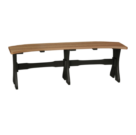 LuxCraft Recycled Plastic 52" Dining Bench (DINING HEIGHT) - LEAD TIME TO SHIP 3 TO 4 WEEKS