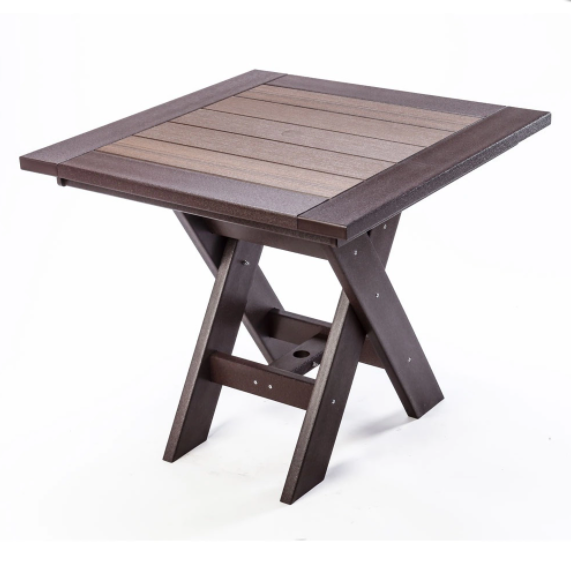 Perfect Choice Furniture Recycled Plastic Stanton 42" Table (COUNTER HEIGHT) - LEAD TIME TO SHIP 4 WEEKS OR LESS