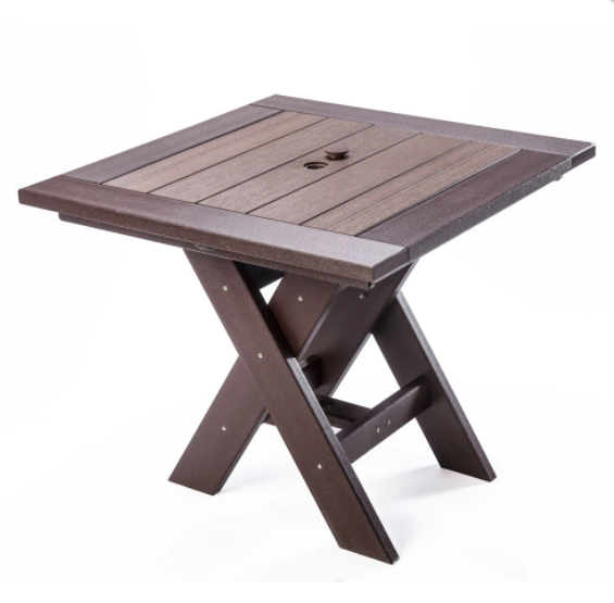 Perfect Choice Furniture Recycled Plastic Stanton 42" Table (COUNTER HEIGHT) - LEAD TIME TO SHIP 4 WEEKS OR LESS