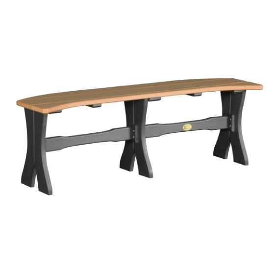 LuxCraft Recycled Plastic 52" Table Bench (DINING HEIGHT) - LEAD TIME TO SHIP 3 TO 4 WEEKS