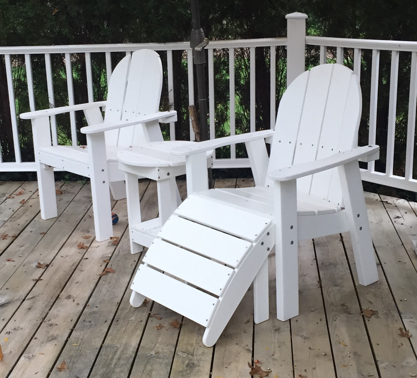 Tailwind Furniture Recycled Plastic DC375 Arm Chair Ottoman - LEAD TIME TO SHIP 3 WEEKS OR LESS