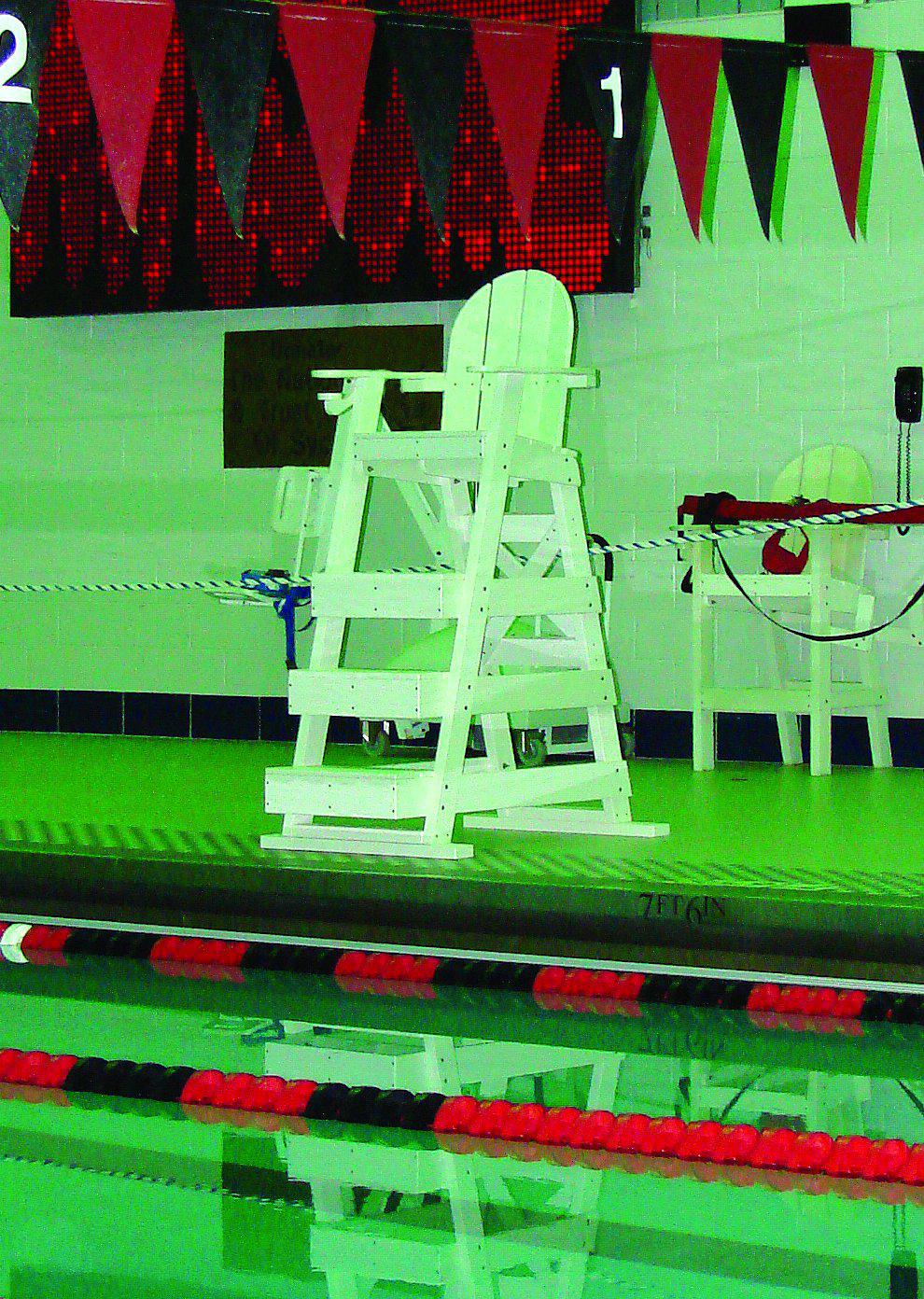 Tailwind Furniture Recycled Plastic Lifeguard Chair - LG-515 - Seat Height 50" - LEAD TIME TO SHIP 10 TO 12 BUSINESS DAYS