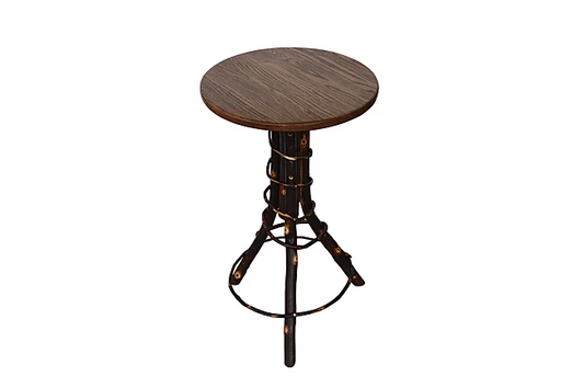 A&L Furniture Co. Timberlux Rustic Hickory Accent Table - LEAD TIME TO SHIP 10 BUSINESS DAYS