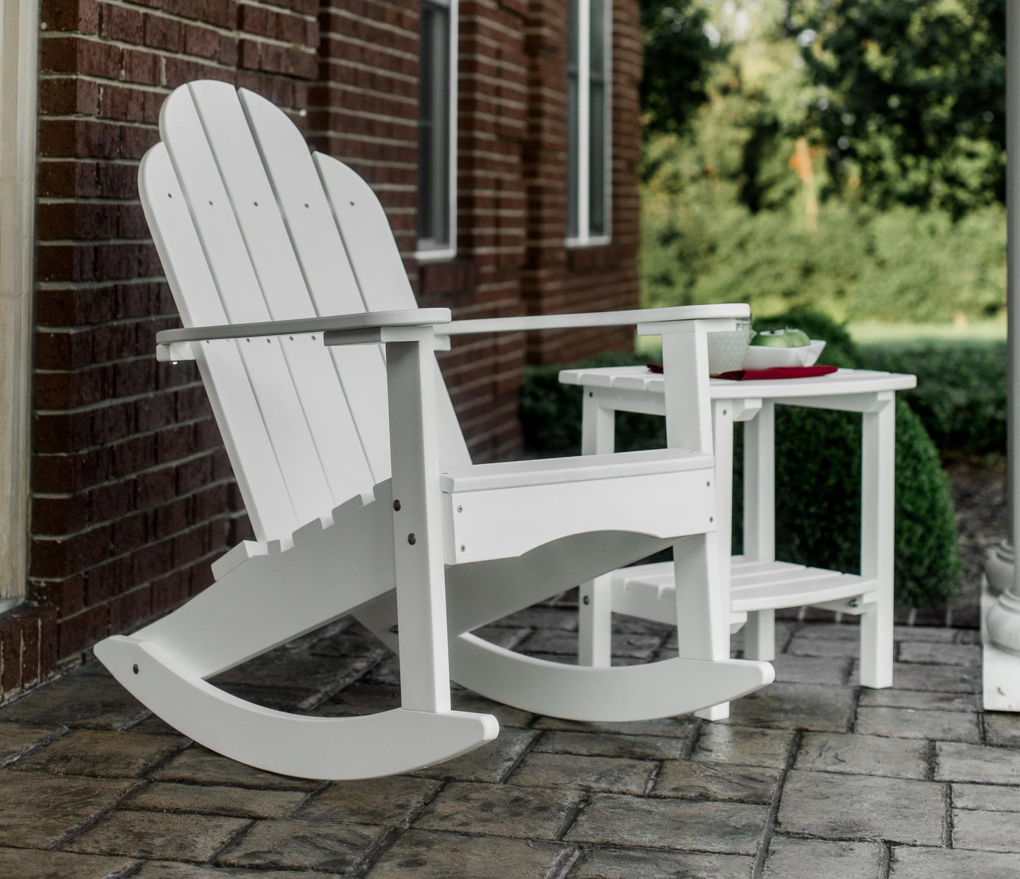 Wildridge Outdoor Recycled Plastic Classic Adirondack Rocking Chair - LEAD TIME TO SHIP 6 WEEKS OR LESS
