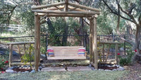 la cypress 5ft regular porch swing unfinished custom