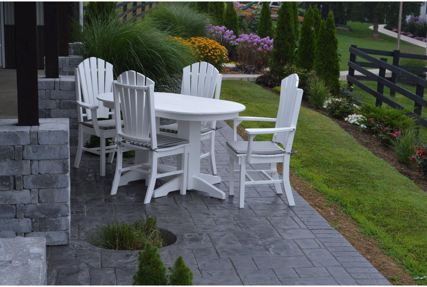 A&L Furniture Company Recycled Plastic Adirondack Dining Chair - LEAD TIME TO SHIP 10 BUSINESS DAYS