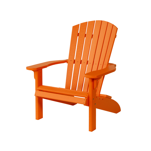 Leisure Lawns Amish Made Recycled Plastic Fan-Back Adirondack Chair Model #360 - LEAD TIME TO SHIP 6 WEEKS OR LESS