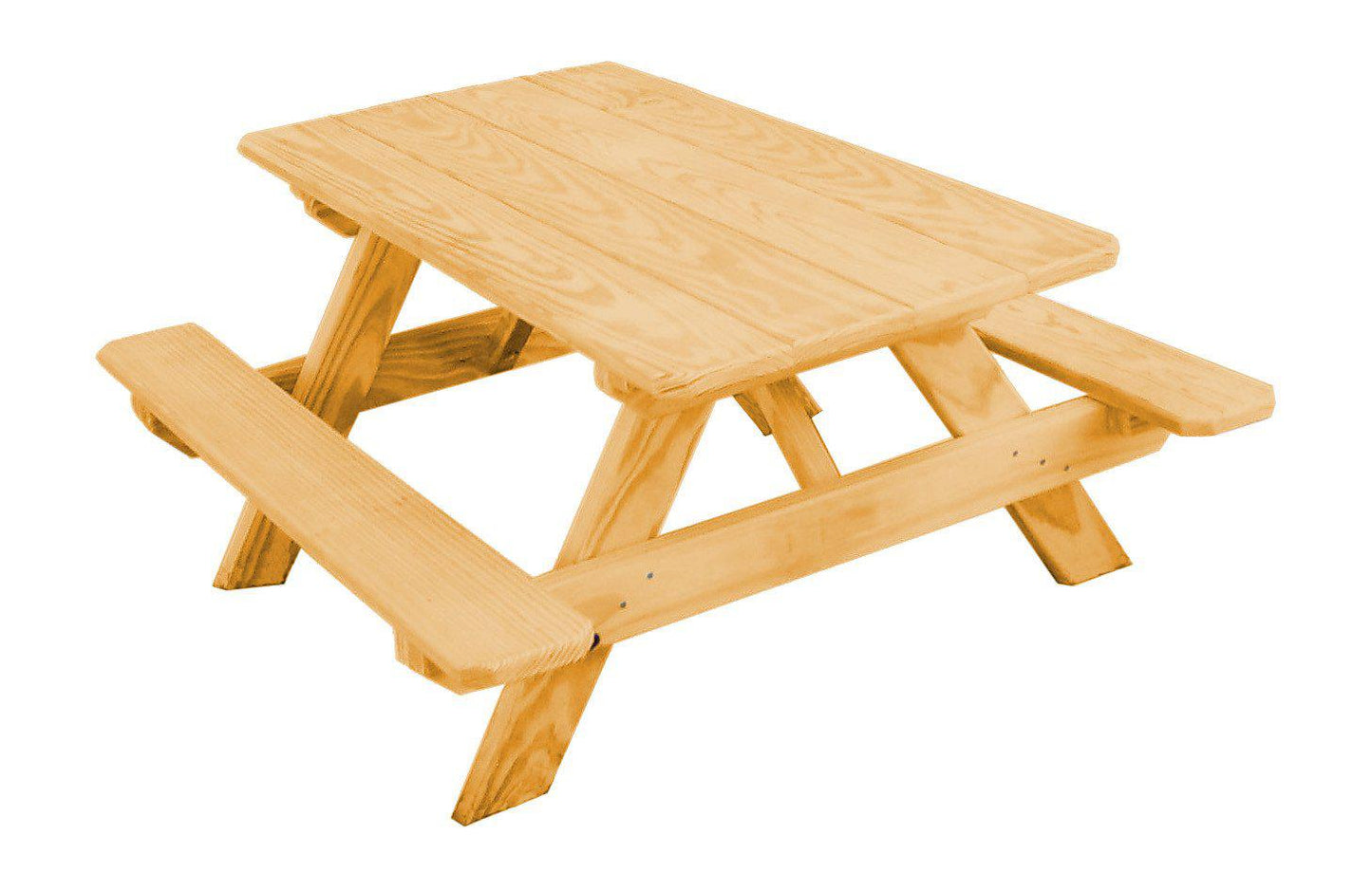 A&L Furniture Co. Pressure Treated Pine 22" Wide Kids Picnic Table - LEAD TIME TO SHIP 10 BUSINESS DAYS
