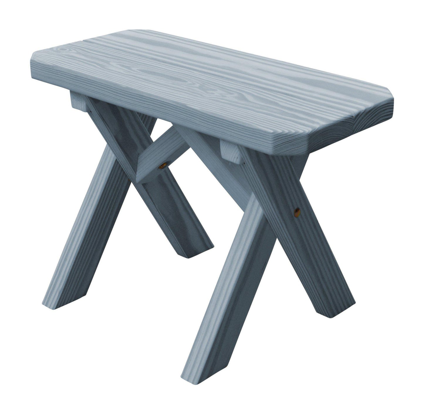 A&L Furniture Co. Pressure Treated Pine 23" Crossleg Bench Only - LEAD TIME TO SHIP 10 BUSINESS DAYS