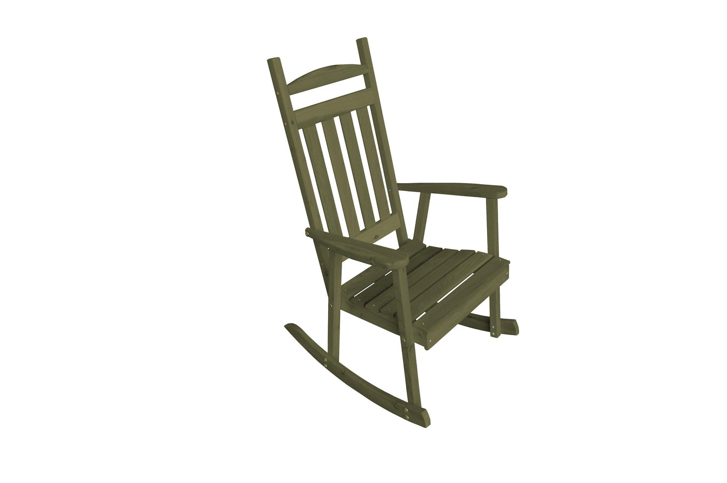 Regallion Outdoor Western Red Cedar Classic Porch Rocking Chair - LEAD TIME TO SHIP 7 BUSINESS DAYS OR LESS