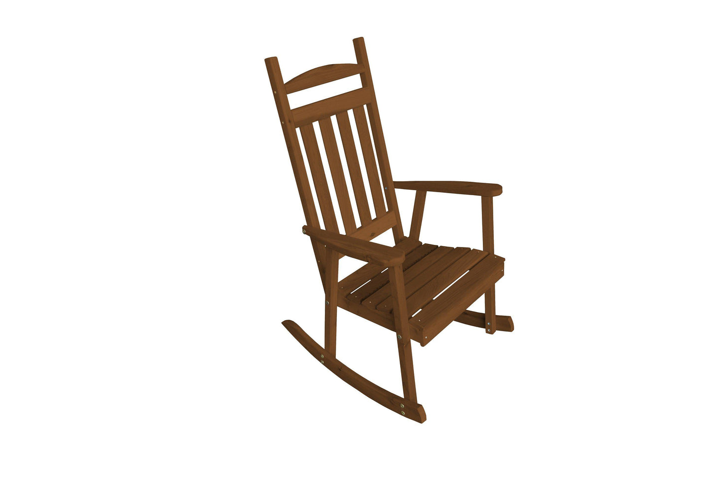 Regallion Outdoor Western Red Cedar Classic Porch Rocking Chair - LEAD TIME TO SHIP 7 BUSINESS DAYS OR LESS