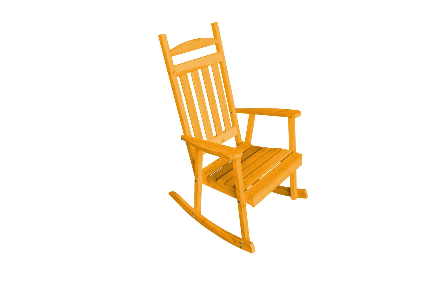 Regallion Outdoor Western Red Cedar Classic Porch Rocking Chair - LEAD TIME TO SHIP 7 BUSINESS DAYS OR LESS