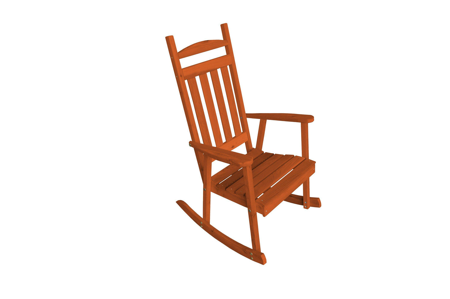 Regallion Outdoor Western Red Cedar Classic Porch Rocking Chair - LEAD TIME TO SHIP 7 BUSINESS DAYS OR LESS